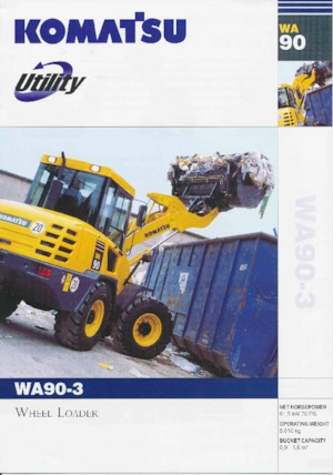 Încărcătoare pe roți Komatsu WA90-3