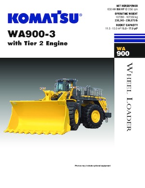 Încărcătoare pe roți Komatsu WA900-3
