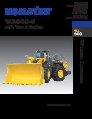 Încărcătoare pe roți Komatsu WA900-3