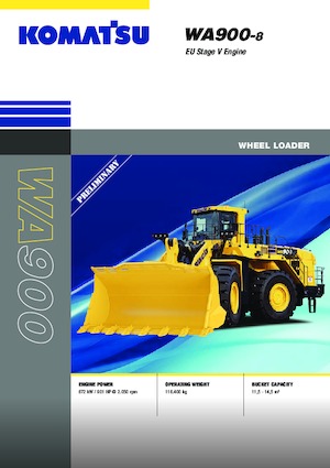 Încărcătoare pe roți Komatsu WA900-8E0