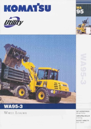 Încărcătoare pe roți Komatsu WA95-3