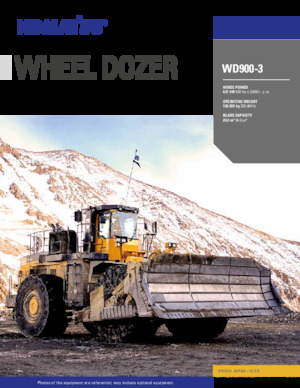 Buldozere pe roți Komatsu WD900-3A