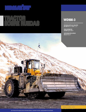 Buldozere pe roți Komatsu WD900-3A