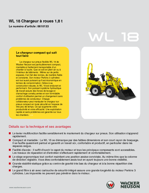 Încărcătoare pe roți Wacker Neuson WL 18