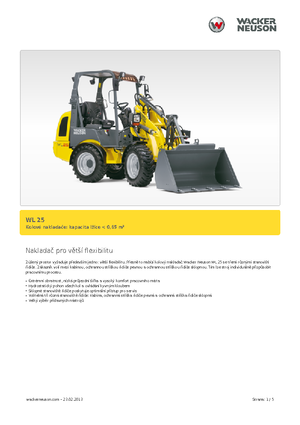 Încărcătoare pe roți Wacker Neuson WL25