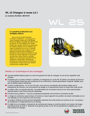 Încărcătoare pe roți Wacker Neuson WL25