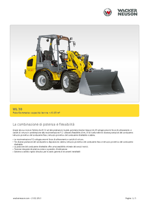 Încărcătoare pe roți Wacker Neuson WL 30