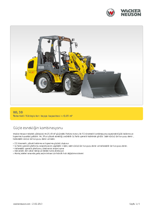 Încărcătoare pe roți Wacker Neuson WL 30