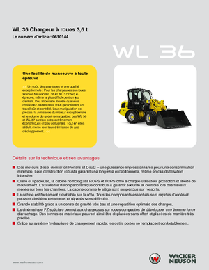 Încărcătoare pe roți Wacker Neuson WL 36