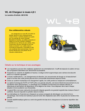 Încărcătoare pe roți Wacker Neuson WL 48