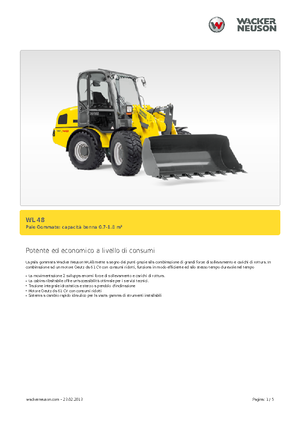 Încărcătoare pe roți Wacker Neuson WL 48