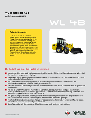 Încărcătoare pe roți Wacker Neuson WL 48