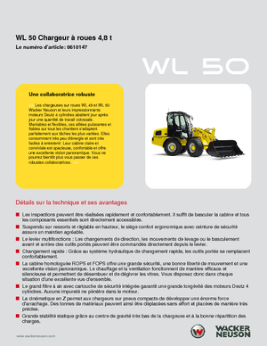 Încărcătoare pe roți Wacker Neuson WL 50