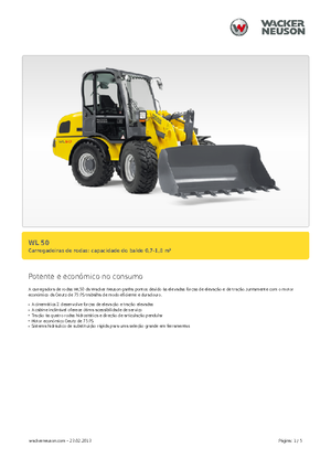 Încărcătoare pe roți Wacker Neuson WL 50