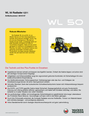 Încărcătoare pe roți Wacker Neuson WL 50