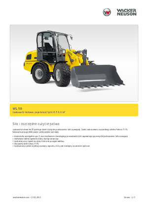 Încărcătoare pe roți Wacker Neuson WL 50
