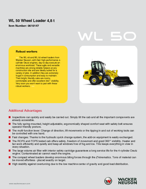 Încărcătoare pe roți Wacker Neuson WL 50