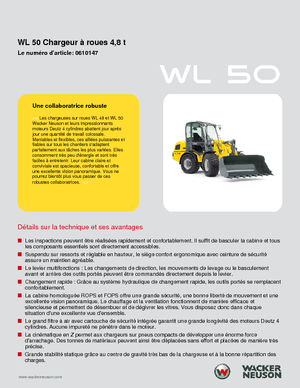 Încărcătoare pe roți Wacker Neuson WL 50