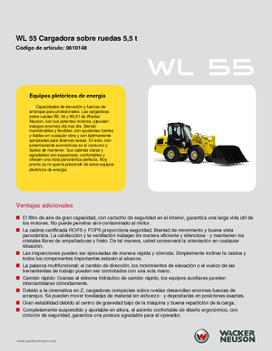 Încărcătoare pe roți Wacker Neuson WL 55