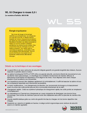 Încărcătoare pe roți Wacker Neuson WL 55