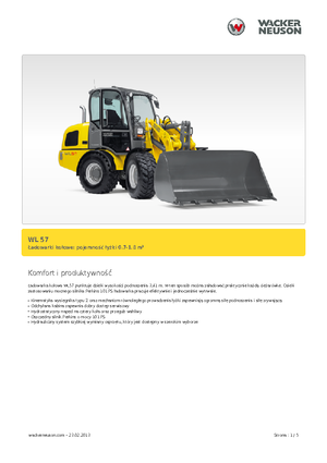 Încărcătoare pe roți Wacker Neuson WL 57