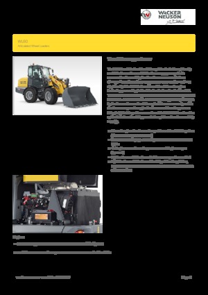 Încărcătoare pe roți Wacker Neuson WL60