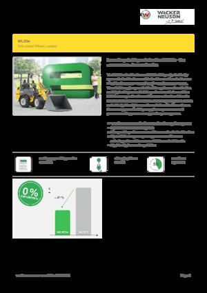 Încărcătoare pe Roți Electrice Wacker Neuson WL20 e