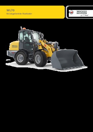Încărcătoare pe roți Wacker Neuson WL70