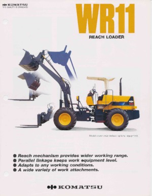 Încărcătoare pe roți Komatsu WR 11