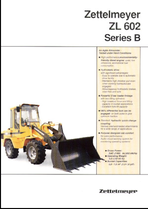 Încărcătoare pe roți Zettelmeyer ZL 602 B