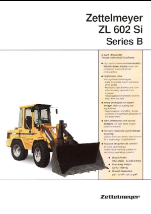 Încărcătoare pe roți Zettelmeyer ZL 602 Si B