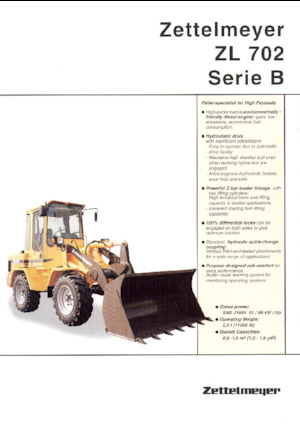 Încărcătoare pe roți Zettelmeyer ZL 702 B