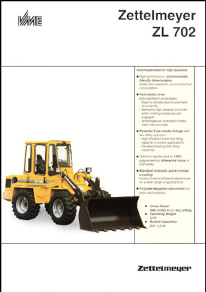 Încărcătoare pe roți Zettelmeyer ZL 702