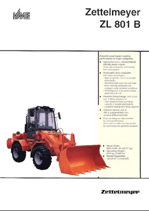 Încărcătoare pe roți Zettelmeyer ZL 801 B