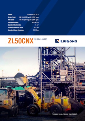Încărcătoare pe roți Liugong ZL50CNX