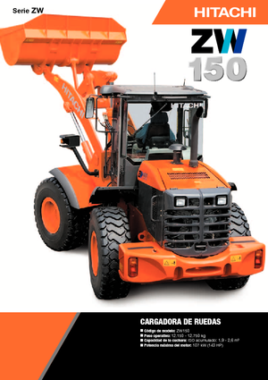 Încărcătoare pe roți Hitachi ZW 150