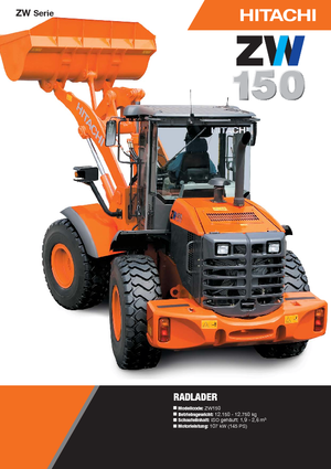 Încărcătoare pe roți Hitachi ZW 150