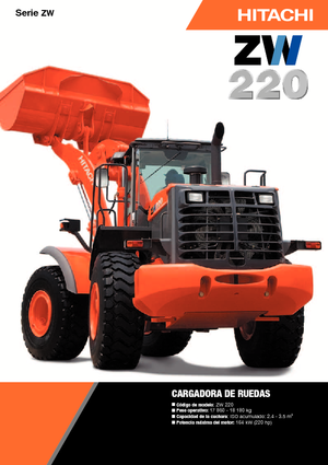 Încărcătoare pe roți Hitachi ZW 220