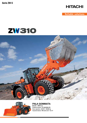 Încărcătoare pe roți Hitachi ZW 310-5