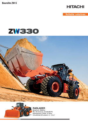Încărcătoare pe roți Hitachi ZW 330-5
