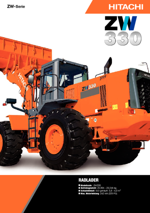 Încărcătoare pe roți Hitachi ZW 330