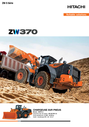 Încărcătoare pe roți Hitachi ZW 370-5