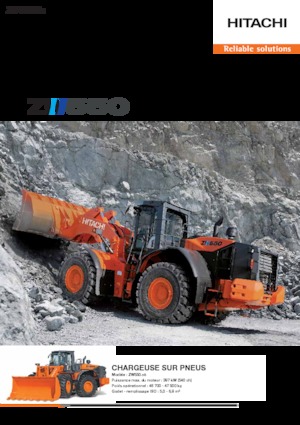 Încărcătoare pe roți Hitachi ZW 550-5