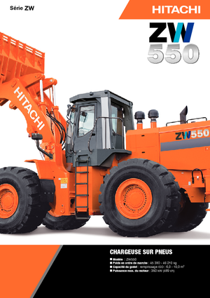 Încărcătoare pe roți Hitachi ZW 550