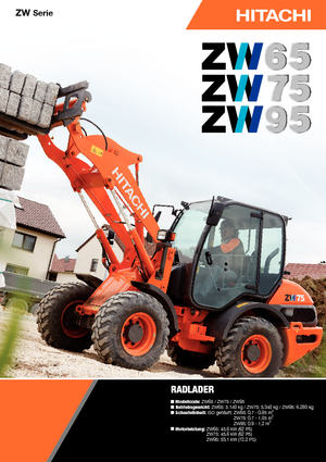 Încărcătoare pe roți Hitachi ZW 65