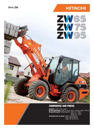 Încărcătoare pe roți Hitachi ZW 75