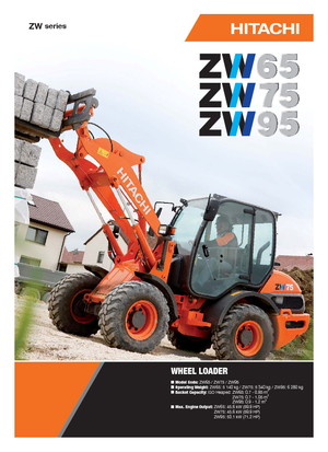 Încărcătoare pe roți Hitachi ZW 75