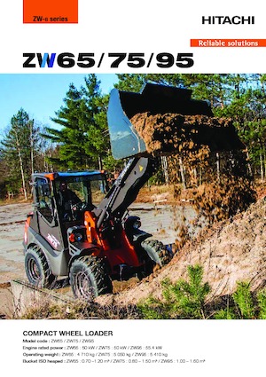 Încărcătoare pe roți Hitachi ZW95-6