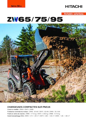 Încărcătoare pe roți Hitachi ZW75-6