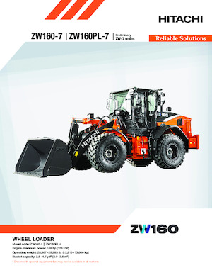 Încărcătoare pe roți Hitachi ZW160PL-7